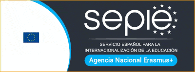 Imagen del logotipo del SEPIE, que representa el Servicio Español para la Internacionalización de la Educación.