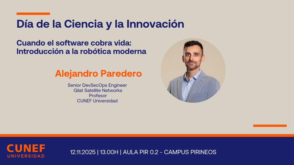 Presentación sobre la ciencia y la innovación relacionada con la robótica moderna.