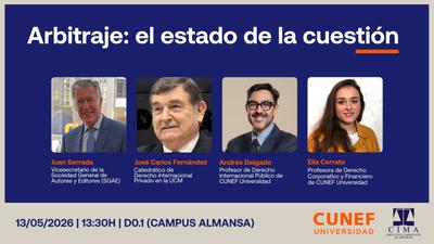 CUNEF Universidad y CIMA organizan el seminario ‘Arbitraje: El estado de la cuestión’