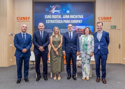CUNEF Universidad y el IEBF acogen la presentación de un informe sobre los retos y oportunidades del euro digital