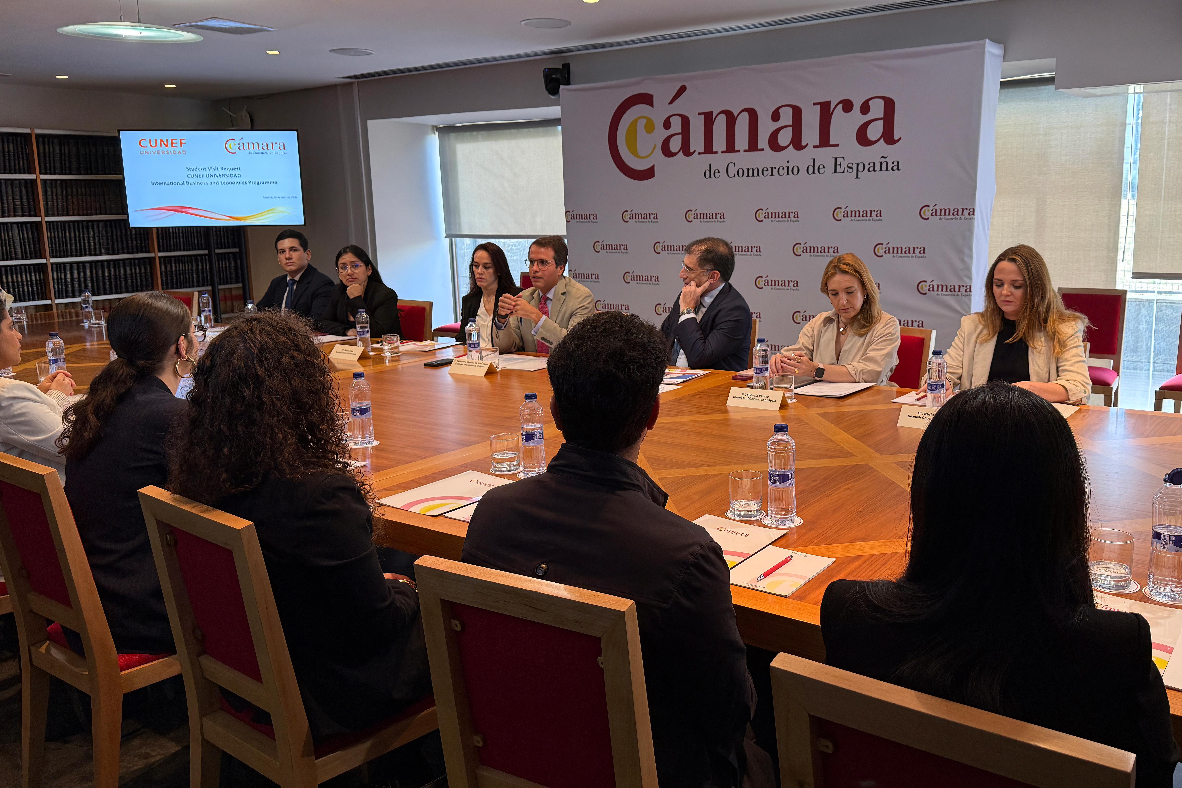Visita a la Cámara de Comercio de España