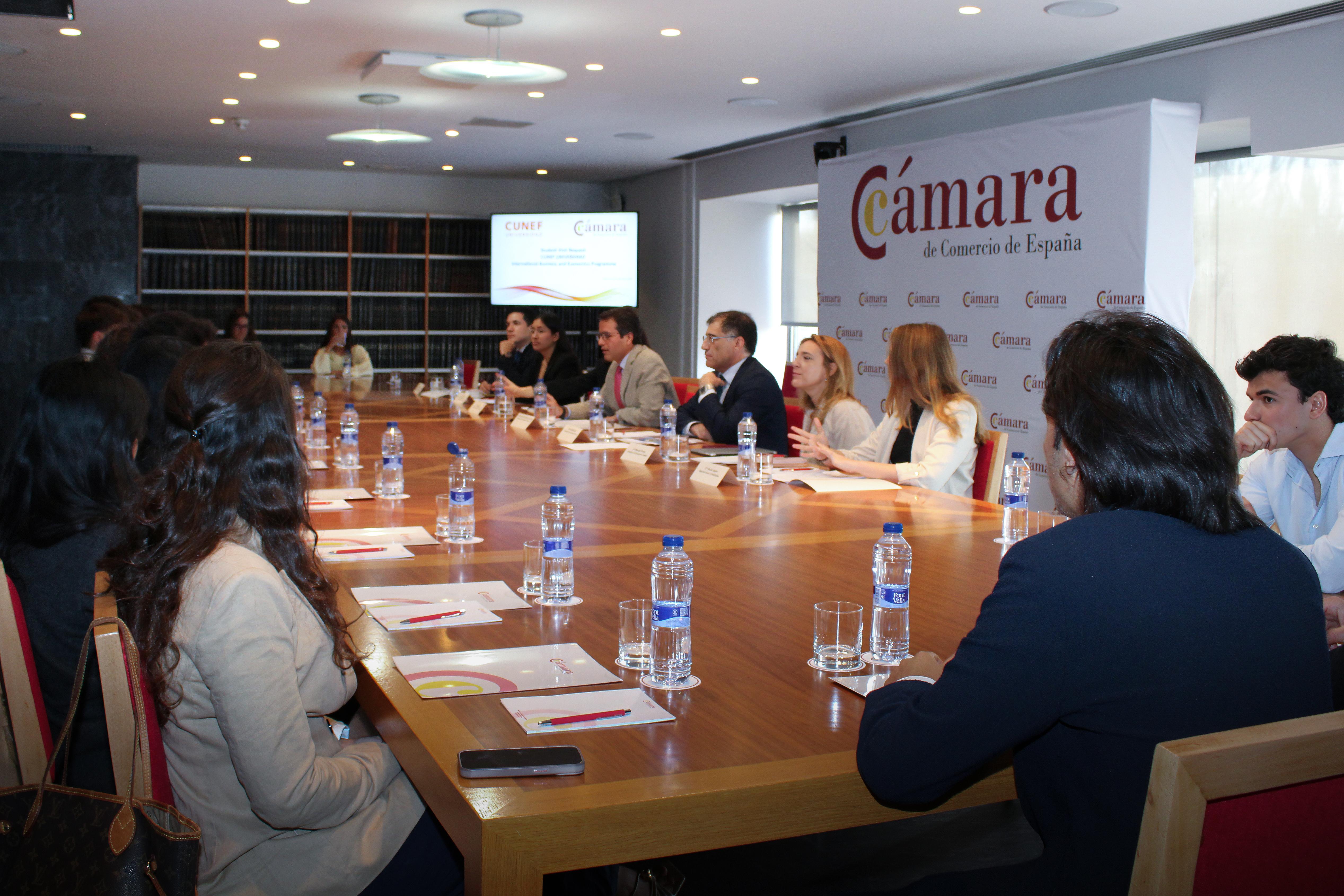 Visita a la Cámara de Comercio de España