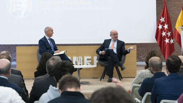 El vicepresidente del BCE imparte una conferencia a estudiantes de CUNEF