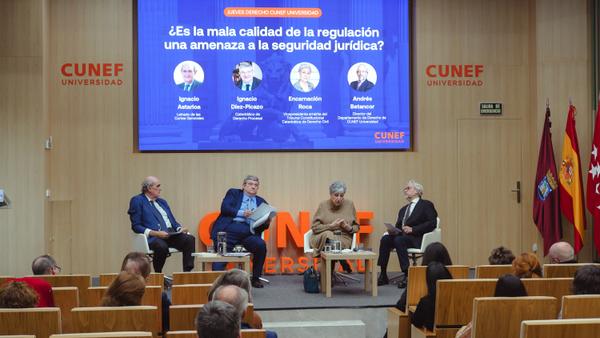 CUNEF Universidad holds a conference on the quality of regulation and legal certainty