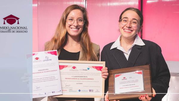 Premio CONEDE en reconocimiento al talento jurídico