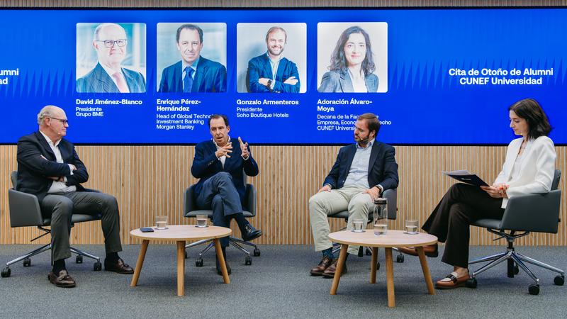 La comunidad de Alumni se reúne en un evento sobre emprendimiento, tecnología y economía