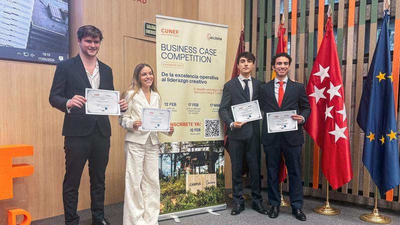 El Departamento de Dirección de Empresas de CUNEF Universidad celebra una competición académica sobre un business case del sector MICE