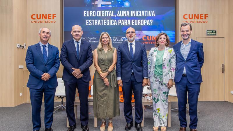 CUNEF Universidad y el IEBF acogen la presentación de un informe sobre los retos y oportunidades del euro digital
