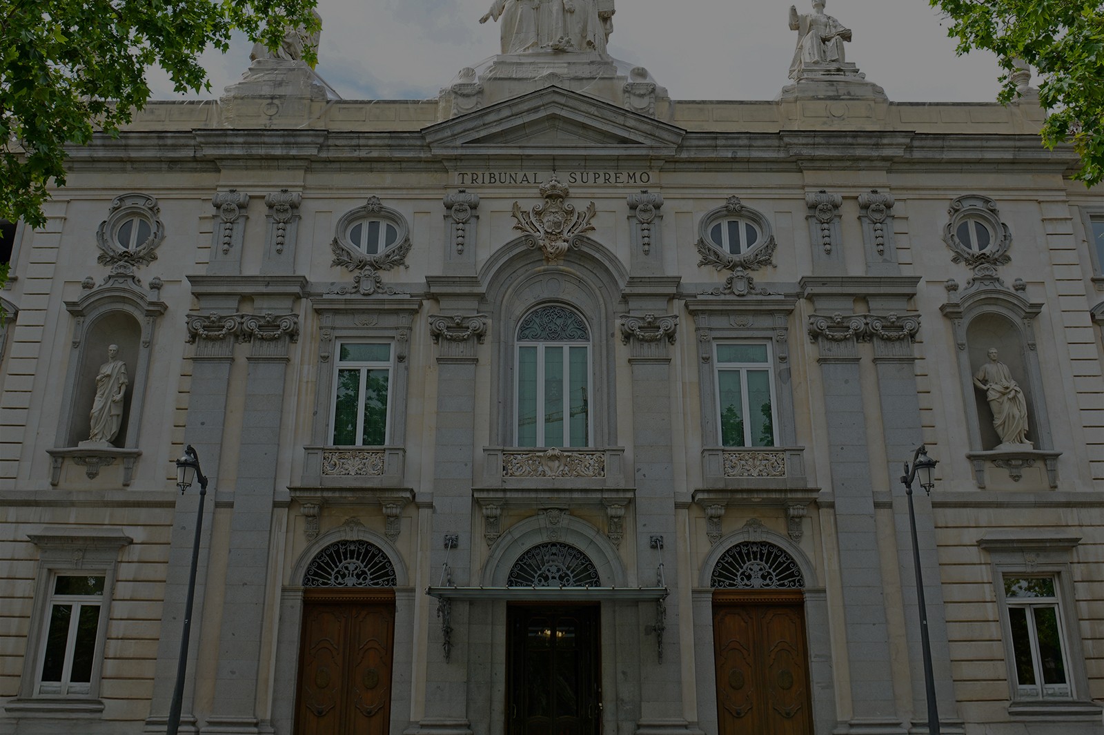 Fachada del Tribunal Supremo, en Madrid